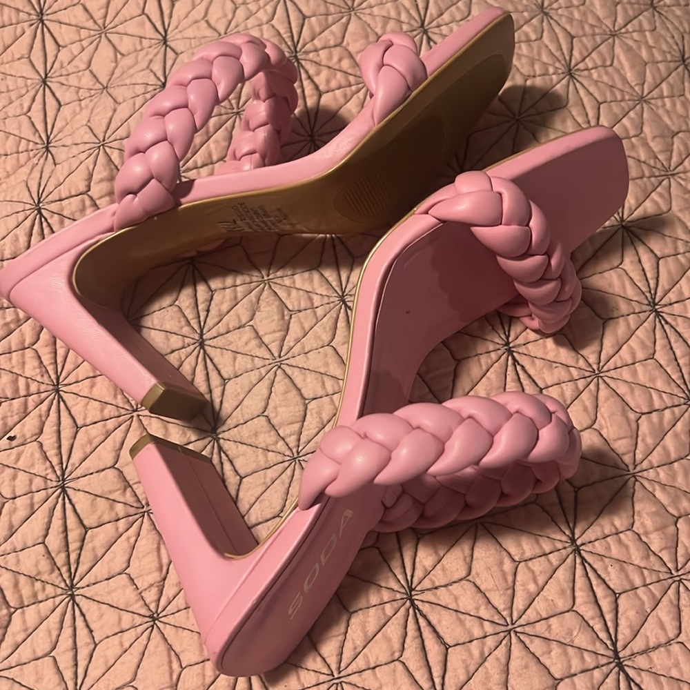 Pink heels